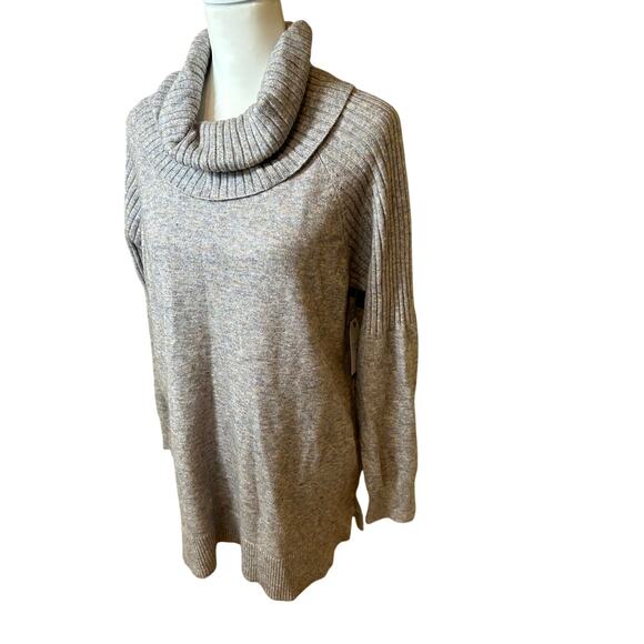 Time & Tru Gray Turtle Neck Knit Top - Women's Plus XL - Picture 1 of 7